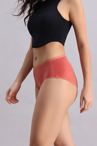 Zivame Marshmellow Medium Rise Full Coverage Hipster Panty - Dusty Cedar — thumbnail 3
